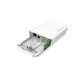 Mikrotik wAP LoRa8 kit router - 300 Mbps, LAN 10/100 Mbps, 9-30V power supply, ceiling mounting, white housing, internal and external antenna, Atheros QCA9531 650 MHz, 16 MB Flash