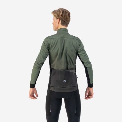 4. Rogelli TARAX winter jacket green L