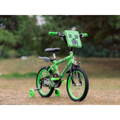 4. Huffy Minecraft Bike 16" Green 21404W