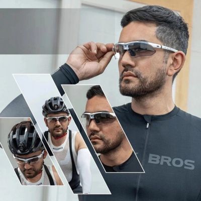 3. Rockbros 10002 Polarized Cycling Glasses – White