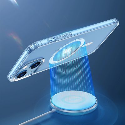 4. Dux Ducis Clin magnetic case for iPhone 14 Plus compatible with MagSafe transparent