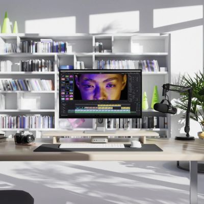 7. ALOGIC 27C5KPDT Computer Monitor 68.6 cm (27") 5120 x 2880 px 5K Ultra HD LED Touchscreen Multi-user Black, Silver