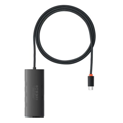 2. Baseus Lite Series HUB adapter USB Type C - 4x USB 3.0 1m black (WKQX030401)