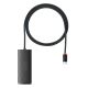 2. Baseus Lite Series HUB adapter USB Type C - 4x USB 3.0 1m black (WKQX030401)