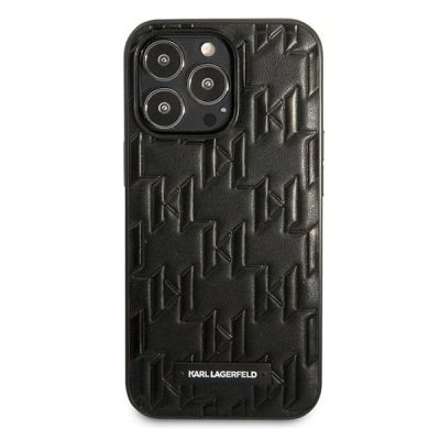 3. Karl Lagerfeld KLHCP13LMNMP1K iPhone 13 Pro / 13 6.1 "hardcase black / black Monogram Plaque