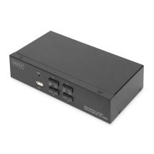 KVM Switch, 4-Port, Single Display, 4K, HDMI