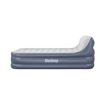 10. Bestway 67923/23 Air Mattress Double Mattress Gray, White Unisex