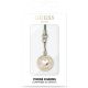 2. Guess case GUCPMHGLD Phone Strap Heart Diamond Charm with Rhinestones