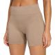 4. Women's adidas Workout Essentials 4 inch beige shorts JX3926