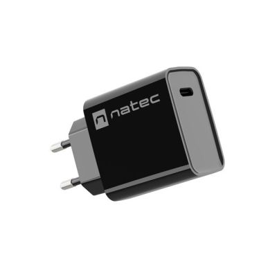 5. NATEC RIBERA USB-C 20W POWER DELIVERY BLACK CHARGER NUC-2060