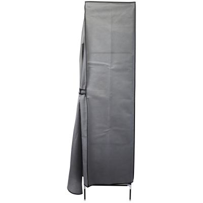 7. TEXTILE WARDROBE 168x45x172CM DARK GREY 45238