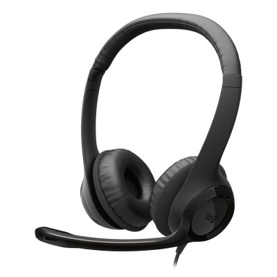 6. Logitech H390 USB Headset Wired Headband Calls/Music USB Type-C Black