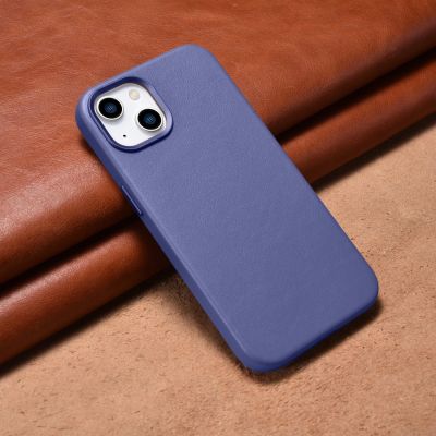 14. iCarer Case Leather Case Cover for iPhone 14 Light Purple (WMI14220705-LP) (MagSafe Compatible)