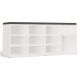2. TALLIN WHITE SHOE CABINET