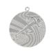 3. Silver medal - running - steel medal