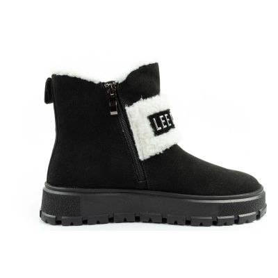 4. Lee Cooper women's boots winter boots fashionable sheepskin insulated leather