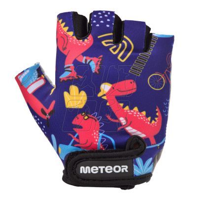 Meteor Kids Dino cars Jr 17390 cycling gloves size S