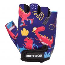 Meteor Kids Dino cars Jr 17390 cycling gloves size S