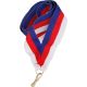 7. Ribbon 22 mm - blue, red, and white