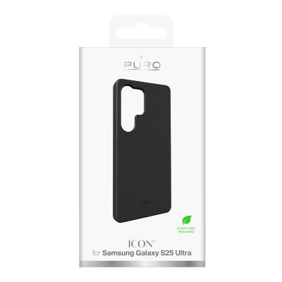 10. Puro Icon Silicone Case for Samsung Galaxy S25 Ultra - Black