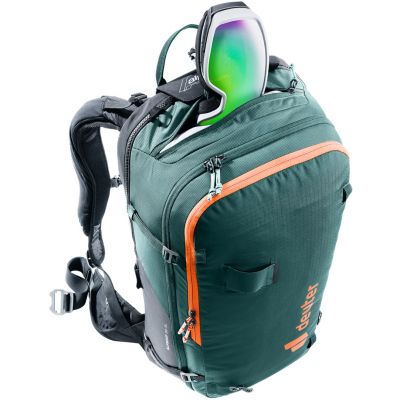 8. Deuter ALPROOF 30 SL backpack, Black, Green Denim, Polyamide, Polyester