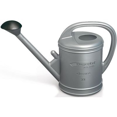 CLASSICO WATERING CAN BARREL 10L SILVER
