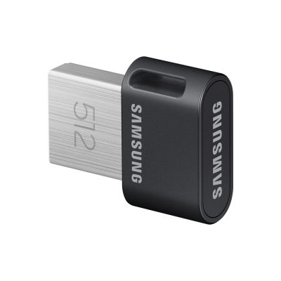 4. Samsung MUF-512AB USB Flash Drive 512GB USB Type-A 3.2 Gen 1 (3.1 Gen 1) Black, Stainless Steel