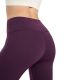 5. Women's leggings 4F CAS F1195 dark purple 4FWAW25TTROF1195 50S