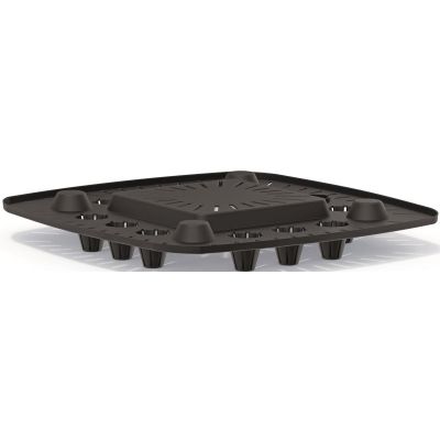 3. GRACIA SQUARE ECO WOOD FLOWER POT 24x24CM COFFEE