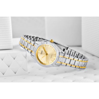 6. Women's Watch CASIO LTP-1275SG-9ADF + BOX