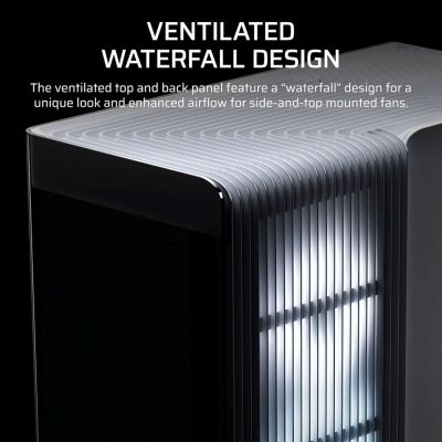 2. Corsair FRAME 4500X LX-R RGB Tempered Glass Mid-Tower Case, White