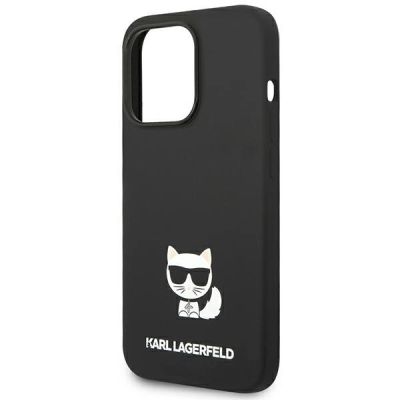 6. Karl Lagerfeld KLHCP14XSLCTBK iPhone 14 Pro Max 6.7 "hardcase black / black Silicone Choupette Body