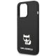 6. Karl Lagerfeld KLHCP14XSLCTBK iPhone 14 Pro Max 6.7 "hardcase black / black Silicone Choupette Body