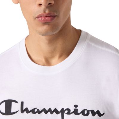 4. Men’s Champion SS Tee T-Shirt White 221814 WW001