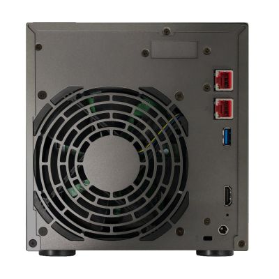 6. NAS Asustor AS6704T; Tower; 4x (3.5" SATA HDD/ 2.5" SSD); Intel Celeron N5105; 4GB DDR4 SODIMM (max. 16GB), 2x 2.5GbE, 4x M.2 2280 NVMe PCIe 3.0, 2x USB 3.2 Gen, 1x HDMI 2.0b, 1x optional 10 GbE card