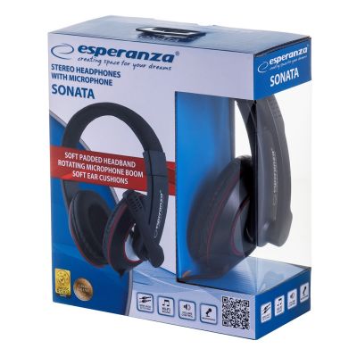 8. Esperanza EH118 headphones (black)