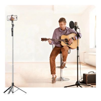11. Selfie stick Orico SPM190 tripod 1/4" for phone camera with 360 degree rotation Bluetooth 5.2 - black