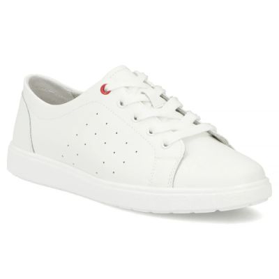Women's white leather shoes Filippo DP7556