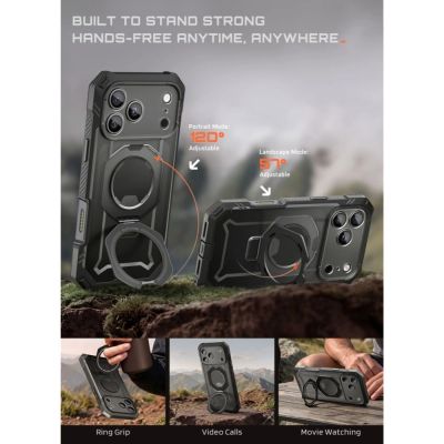9. Supcase Grip Pro Mag MagSafe Case for iPhone 18 Pro Max / 17 Pro Max - Black