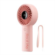 Jisulife Handheld Fan Life4 5000mAh Portable USB Fan - Pink