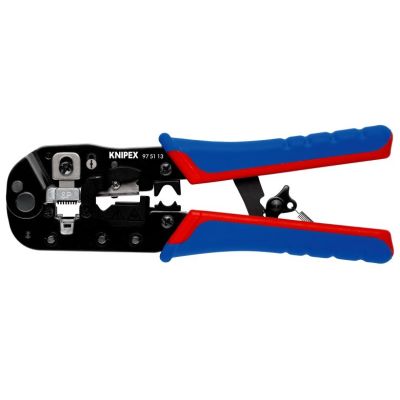3. Knipex 97 51 13 Cable Crimping Tool Crimping Tool Black, Blue, Red