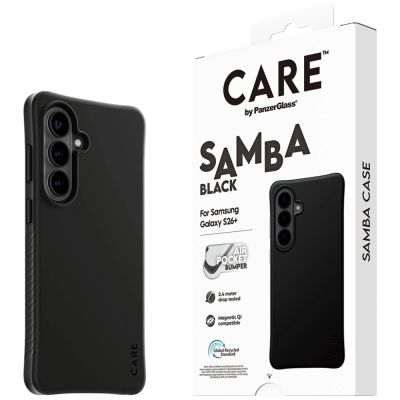 5. CARE by PanzerGlass Samba Black Qi Case for Samsung Galaxy S26+ - Black