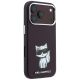 5. Karl Lagerfeld Smooth Choupette Sketch MagSafe case for iPhone 17 Pro / 18 Pro - burgundy