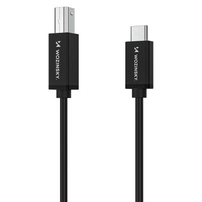 4. Wozinsky WKDDY2S USB-B - USB-C Cable 2m - Black