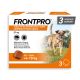 FRONTPRO Flea and tick tablets for dogs (>4-10 kg) - 3x 28.3 mg