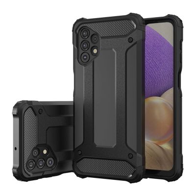 2. Hybrid Armor Case Tough Rugged Cover for Samsung Galaxy A32 5G golden