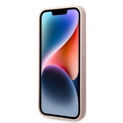 5. Karl Lagerfeld Silicone Ikonik MagSafe case for iPhone 14 Pro Max - pink