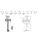 12. LCD TV mount (motorized) - Plastic, Aluminum, Steel - Screen size: 94-165.1 cm (37"-65")