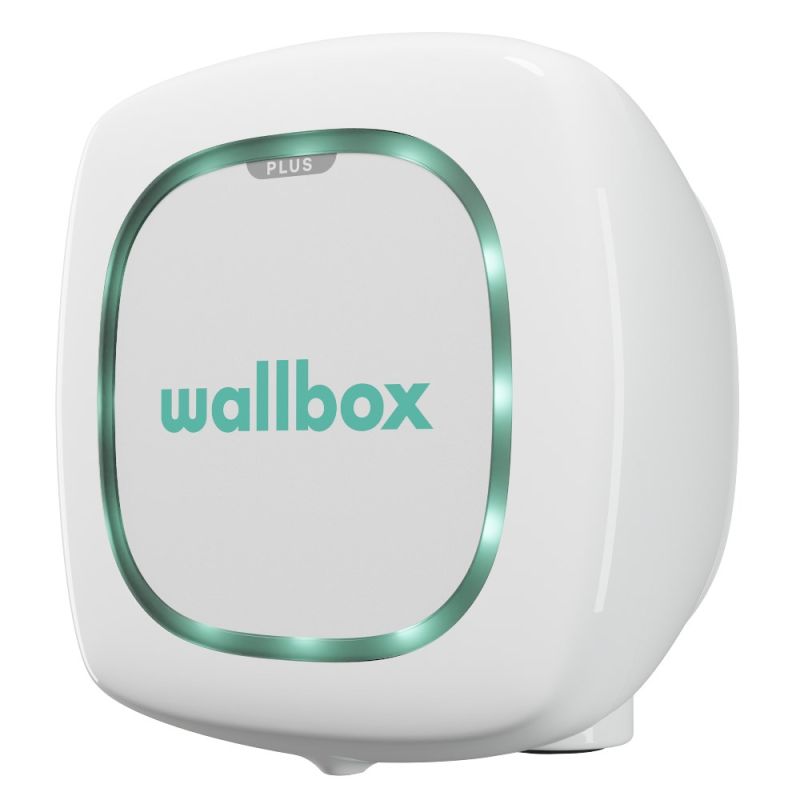 6. Wallbox Pulsar Plus, white, wall, black, AC, type 2, IK08 - 5m
