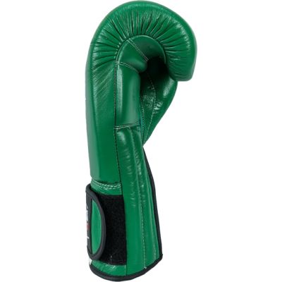 16. RBT-GREENSTRIKE Leather Boxing Gloves 12 oz Green